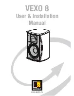 Preview for 1 page of AUDAC VEXO 8 User & Installation Manual