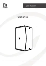 AUDAC VEXO1 Series User Manual preview