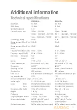 Preview for 9 page of AUDAC WX MK2 Series User & Installation Manual