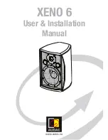 Preview for 1 page of AUDAC XENO 6 User & Installation Manual