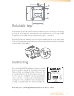 Preview for 7 page of AUDAC XENO 6 User & Installation Manual