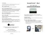 Audavi Ultra Narrow SCSI HardTape Bay Quick Start Manual preview