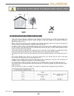 Предварительный просмотр 22 страницы AUDAX 10 kW User And Installation Manual