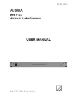 AUDEIA PR101 /x User Manual preview