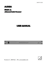 AUDEIA PR101 User Manual preview