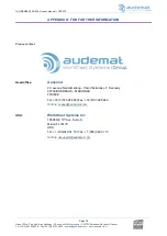 Предварительный просмотр 78 страницы audemat GOLDENEAGLE AM User Manual