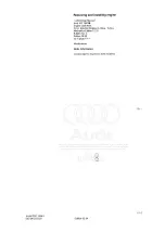 Preview for 114 page of Audi 100 1983 Workshop Manual