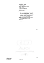 Preview for 120 page of Audi 100 1983 Workshop Manual