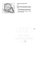 Preview for 273 page of Audi 100 1983 Workshop Manual