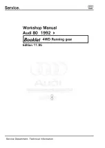 Preview for 665 page of Audi 100 1983 Workshop Manual