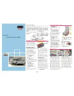 Preview for 1 page of Audi 2001 A3 Quick Reference Manual