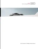 Preview for 1 page of Audi 2012 A7 Media Information