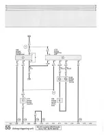 Предварительный просмотр 88 страницы Audi 90 1993 Series Service Manual/Electrical Wiring Diagrams