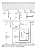 Предварительный просмотр 124 страницы Audi 90 1993 Series Service Manual/Electrical Wiring Diagrams