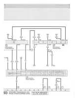 Предварительный просмотр 126 страницы Audi 90 1993 Series Service Manual/Electrical Wiring Diagrams