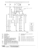 Предварительный просмотр 182 страницы Audi 90 1993 Series Service Manual/Electrical Wiring Diagrams