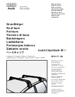 Audi A3 Sportback 05 Fitting Instructions Manual preview