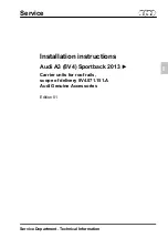 Preview for 15 page of Audi A3 Sportback 2013 Manual