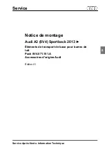 Preview for 29 page of Audi A3 Sportback 2013 Manual