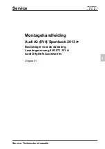 Preview for 44 page of Audi A3 Sportback 2013 Manual