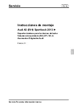 Preview for 72 page of Audi A3 Sportback 2013 Manual