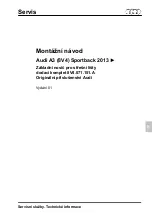 Preview for 101 page of Audi A3 Sportback 2013 Manual