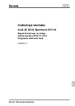 Preview for 158 page of Audi A3 Sportback 2013 Manual