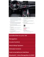 Preview for 2 page of Audi A4 2017 Quick Questions And Answers