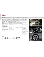 Preview for 13 page of Audi A5 Cabriolet Pricing And Specification Manual