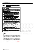 Preview for 14 page of Audi A8 2010 Maintenance Manual