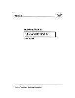 Предварительный просмотр 1 страницы Audi Avant RS2 Workshop Manual