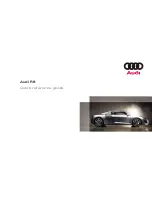 Preview for 1 page of Audi R8 - QUICK EFEENCE GUIDE Quick Reference Manual