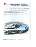 Предварительный просмотр 2 страницы Audi RS 4 CABRIOLET Buyer'S Manual