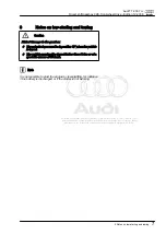 Предварительный просмотр 11 страницы Audi TT 2007 Workshop Manual