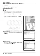 Предварительный просмотр 72 страницы Audi TT 2007 Workshop Manual