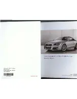 Preview for 1 page of Audi TT 2012 Owner'S Manual