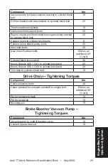 Предварительный просмотр 38 страницы Audi TT Platform 2009 Quick Reference