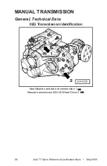 Предварительный просмотр 65 страницы Audi TT Platform 2009 Quick Reference