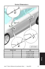 Предварительный просмотр 104 страницы Audi TT Platform 2009 Quick Reference