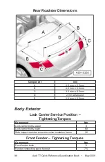 Предварительный просмотр 107 страницы Audi TT Platform 2009 Quick Reference