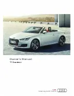 Audi TT Roadster 2016 Owner'S Manual preview