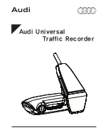 Preview for 1 page of Audi Universal Traffic Recorder Quick Start Manual