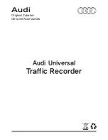 Preview for 76 page of Audi Universal Traffic Recorder Quick Start Manual