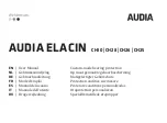 Предварительный просмотр 1 страницы AUDIA ELACIN CH25 User Manual