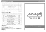 Audibax Arizona 60 User Manual preview
