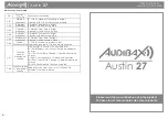 Preview for 1 page of Audibax Austin 27 User Manual