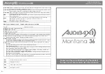 Audibax Montana 36 User Manual предпросмотр