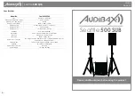 Audibax Seattle 500 SUB User Manual предпросмотр