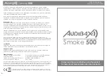 Audibax Smoke 500 User Manual preview