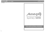 Audibax Sydney U310 User Manual preview